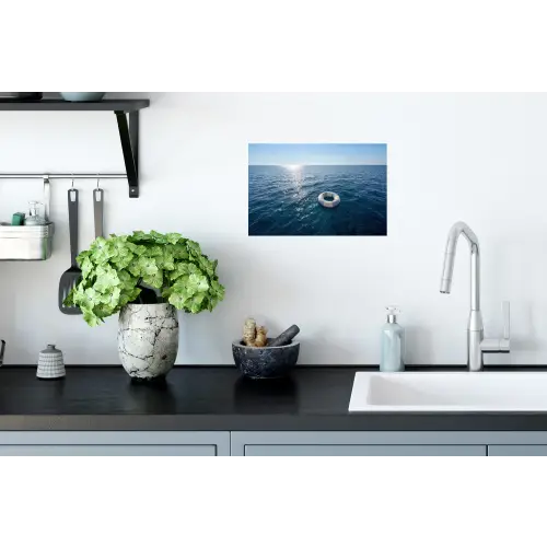 Oceaan - Zwemband - Horizon Muursticker klein -keuken