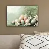 Paaseieren - Pasteltinten - Bloemen canvas 2cm klein -sfeer3