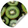 Kiwi - Fruit - Groen Wandcirkel behangsticker klein -3d