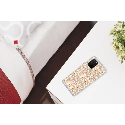 Geometrisch - Patroon - Beige Telefoonhoesje Samsung Galaxy S10 Lite klein 364 -kamerS10Lite