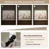 Quote - Bloemen - Schilderachtig Light Box met batterij (Wandlamp) middel -USP_dimbaarNL