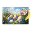 Grasveld - Eieren - Bloemen Placemat vinyl groot -zzzproduct_Kitchenyeah-website