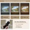 Zwaan - Bomen - Rust Light Box met batterij (Wandlamp) middel -USP_lichtkleurNL