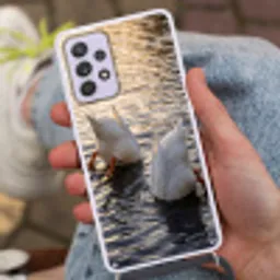 Eenden - Water - Natuur Hoesje Samsung Galaxy A52 5G met koord klein -sfeer3