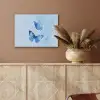 Vlinders - Sierlijk - Blauw PET vilt klein -sfeer4