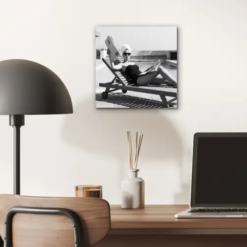 Glamour - Modern - Zwart - Wit aluminium wit klein -sfeer5