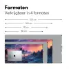 bergen-sterren-kleurrijk-neon Muismat XXL klein -sfeer5