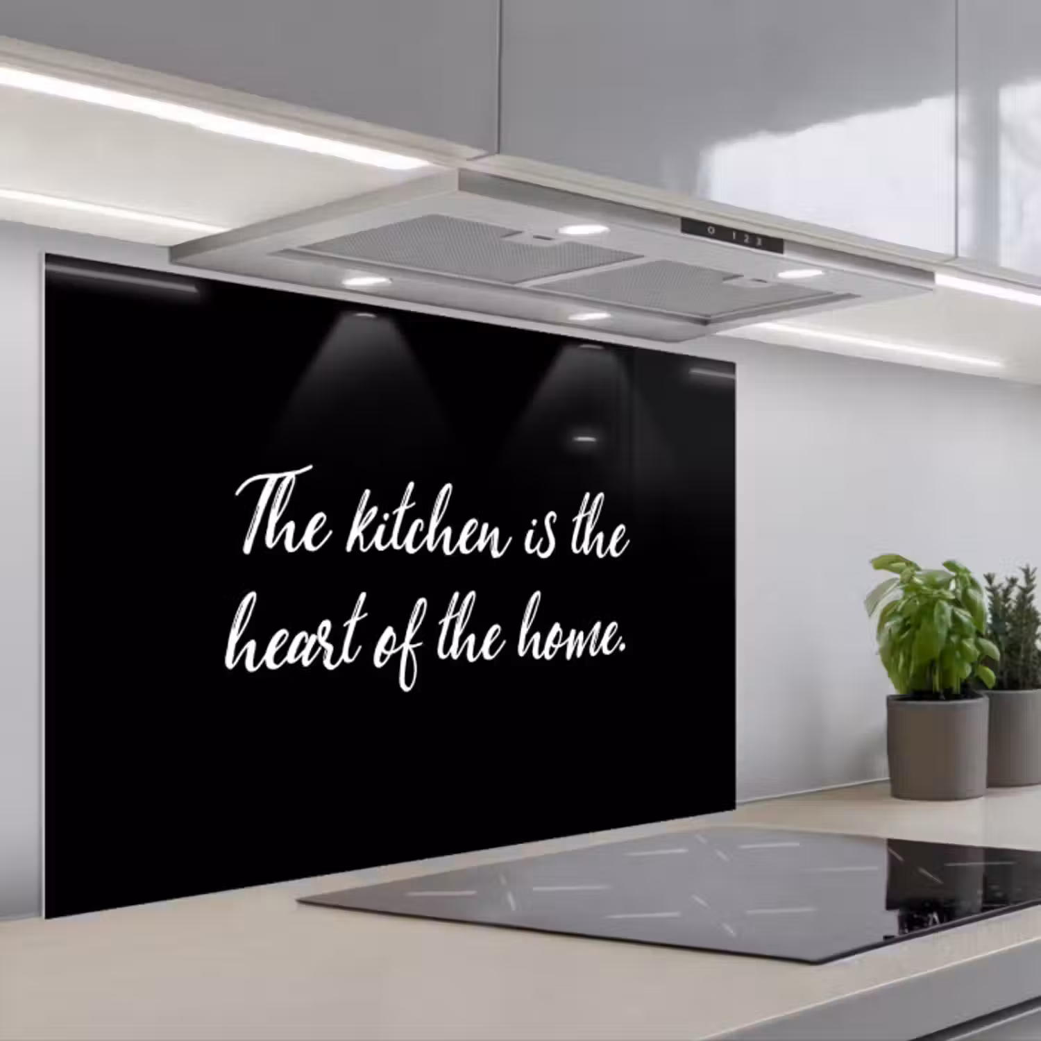 Spatscherm keuken - Spreuken - Koken - Thuis - The kitchen is the heart of the home - Quotes