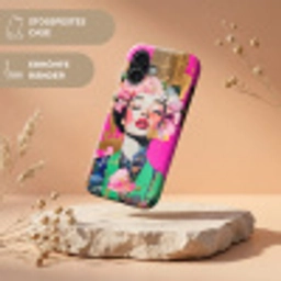 Bloemenkroon - Goud - Vrouw - Portret Toughcase MagSafe Apple iPhone 17 klein -USP_RandenV_DE