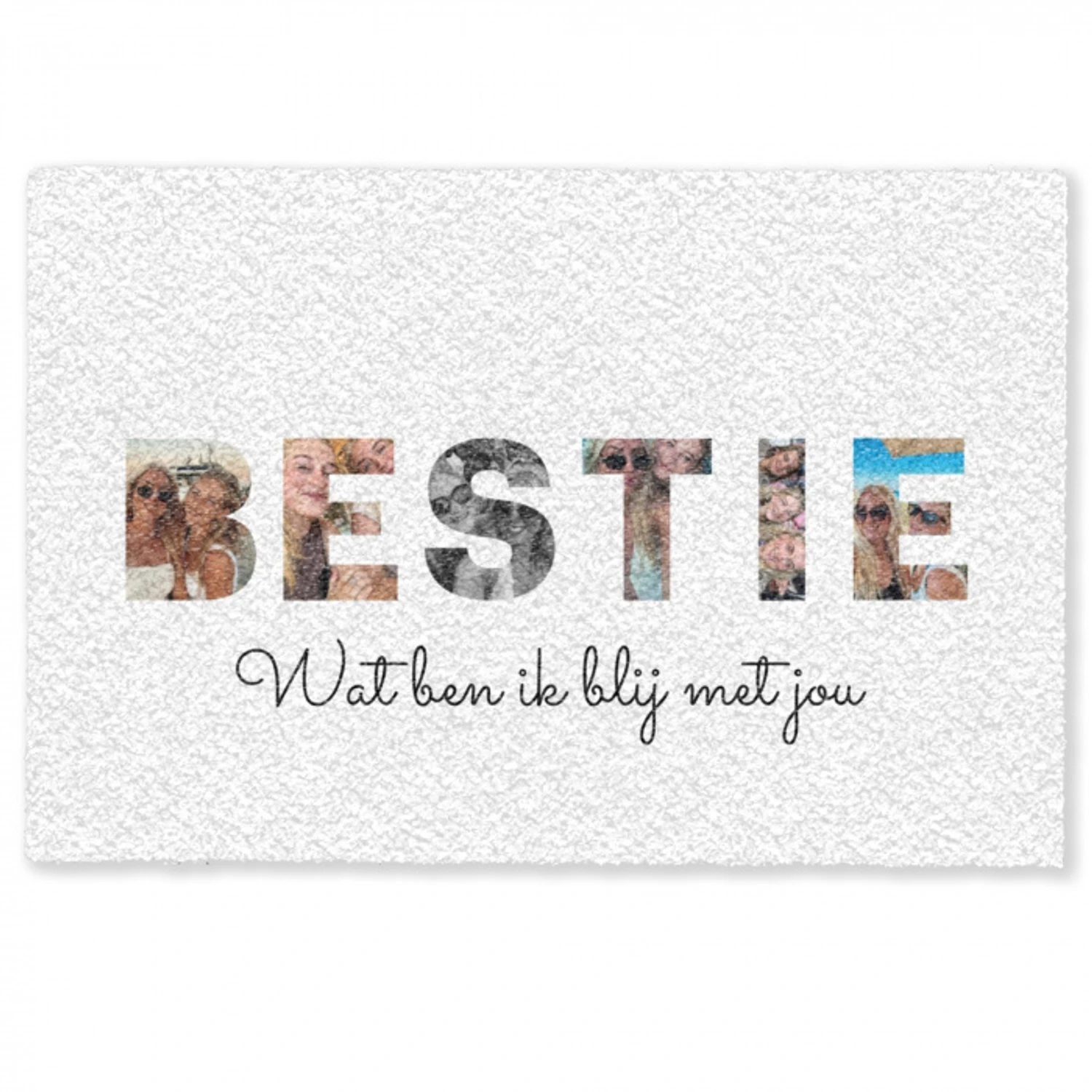 Bestie - Lettercollage Deurmat klein -zkaufland3d