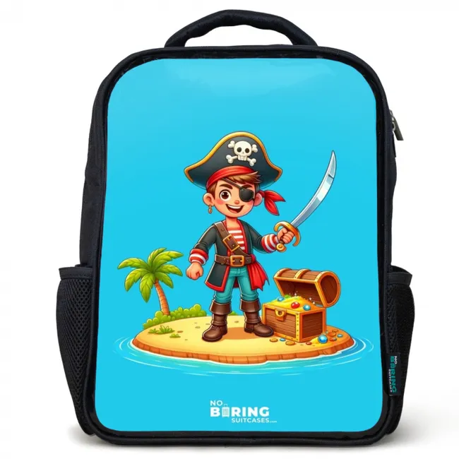 Piraat klaar om te plunderen Rugzak - Zwart middel -3d