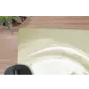 Abstract - Penseelstreken - Golven - Groen muismat rubber klein -closeup