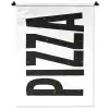 Pizza - Japandi - Decoratie - Vintage Wandkleed katoen klein -zz3d