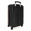 Zachtroze tijgerstrepenpatroon NBS - Handbagage koffer - Volwassenen Unisex middel -achterkant