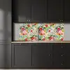 Bladeren - Bloemen - Design keuken achterwand 2 middel 871 -sfeer1