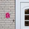 Roze rozen - Klassiek Naambord Huisje klein -sfeer1
