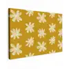 Bloem - Speels - Okergeel Tuinposter op houten frame 2 cm dik klein 845 -3d