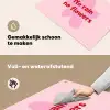 No rain no flowers - Bloem - Roze Inductie beschemer met haakjes klein -ky-schoon-nl