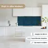 Visgraatmotief - Tegels - Diepblauw keuken achterwand 2 middel 871 -sfeer4_NL