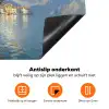 Zeilschip - Huizen - Kade - Zee Inductie beschermer vinyl 3mm klein -zzzzzzz-td-onderkant