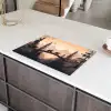 Beren - Bomen - Landschap - Zonsondergang Inductie beschermer vinyl 3mm klein -sfeer8