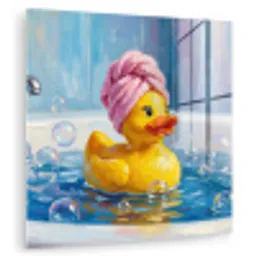 Creatief - Badeend - Kleurrijk plexiglas 5mm klein -zzzproduct_nieuw
