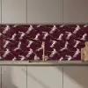 Kraanvogels - Klassiek - Bordeaux keuken achterwand 2 middel 871 zz_3dshopping