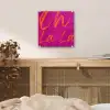 Oh la la - Oranje - Roze plexiglas 5mm klein -sfeer4