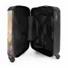 Hamster omringd door bloemen NBS - Handbagage koffer - Kinderen Unisex middel -binnenkant