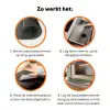 Potlood - Schilderij - Geel Inductie beschermer vinyl 3mm klein -zzzzzzz-td-werking