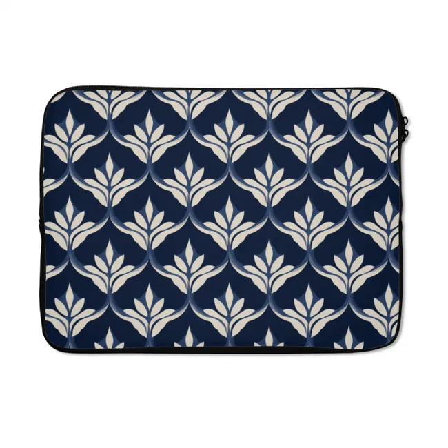 Laptophoes Modern - Ontwerp - Blauw