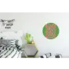 Abstract - Roze - Ciao - Vormen Wandcirkel aluminium klein -kinderkamer