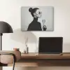 Vrouw - Champagne - Modern PET vilt klein -sfeer5
