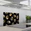 Eieren - Goud - Patroon keuken achterwand spatscherm klein -3d_schuin