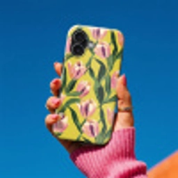 Tulpen - Botanisch - Geel Toughcase MagSafe Apple iPhone 17 klein 1017 -Sfeer1V