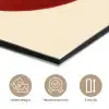 Cirkel - Zeven - Lucky - Rood aluminium wit klein -closeup_NL