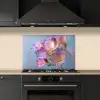 Bloemen - Paars - Overloop - Meeldraden keuken achterwand spatscherm klein -sfeer1