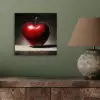 Apple - Hart - Rood aluminium wit klein -sfeer2