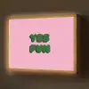 Yes fun - Groen - Roze Light Box met batterij (Wandlamp) middel -z3d_website