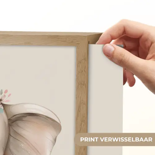 Olifant - Bohemian - Dieren - Boho Light Box met batterij (Wandlamp kind) middel -USP_websiteprintNL