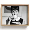 Portret - Thee - Vrouw Dienblad Rechthoek middel -z3d_shopping