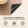 Koffie - Melkschuim - Lach - Beige Inductie beschermer vinyl 3mm middel -zzsfeer4_SP