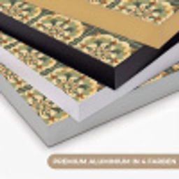 Ornament - Patroon - Groen Textielframe zwart klein 947 -USP_kleurenDE