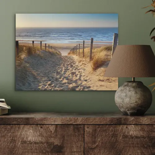 Strand - Zee - Nederland - Duinen - Zon PET vilt klein -sfeer2