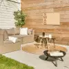 Swag - Bruin - Beige Tuinposter op houten frame 2 cm dik klein -sfeer2
