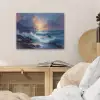 Golven - Zee - Kleurrijk - Rotsen PET vilt klein -sfeer3