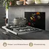 Kruiden - Zwart - Specerijen - Keuken - Koken keuken achterwand spatscherm klein -usp_DE