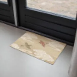 Vogels - Vliegen - Beige Deurmat klein -sfeer2