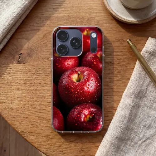 Rood - Appels - Fruit Telefoonhoesje iPhone 17 Pro klein -sfeer1