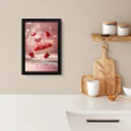 Aardbei - Taart- Eten - Roze KitchenYeah - Keuken - Fotolijst klein -sfeer1